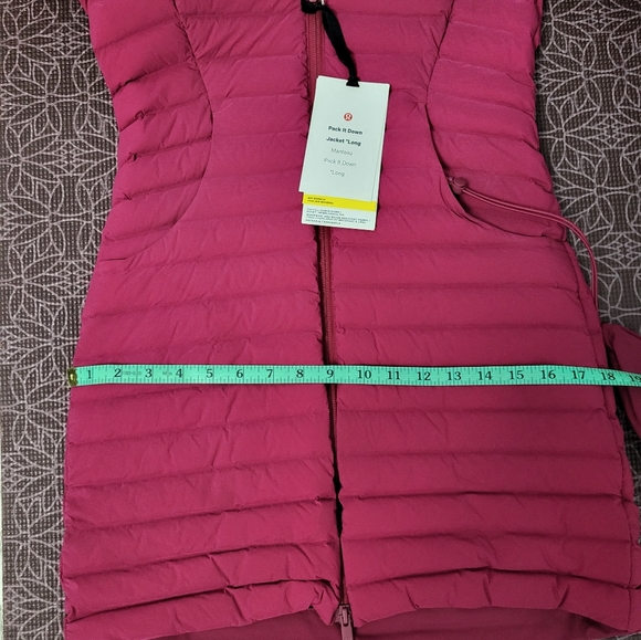 Like new Lululemon pack it down long jacket sz4 - Picture 12 of 13